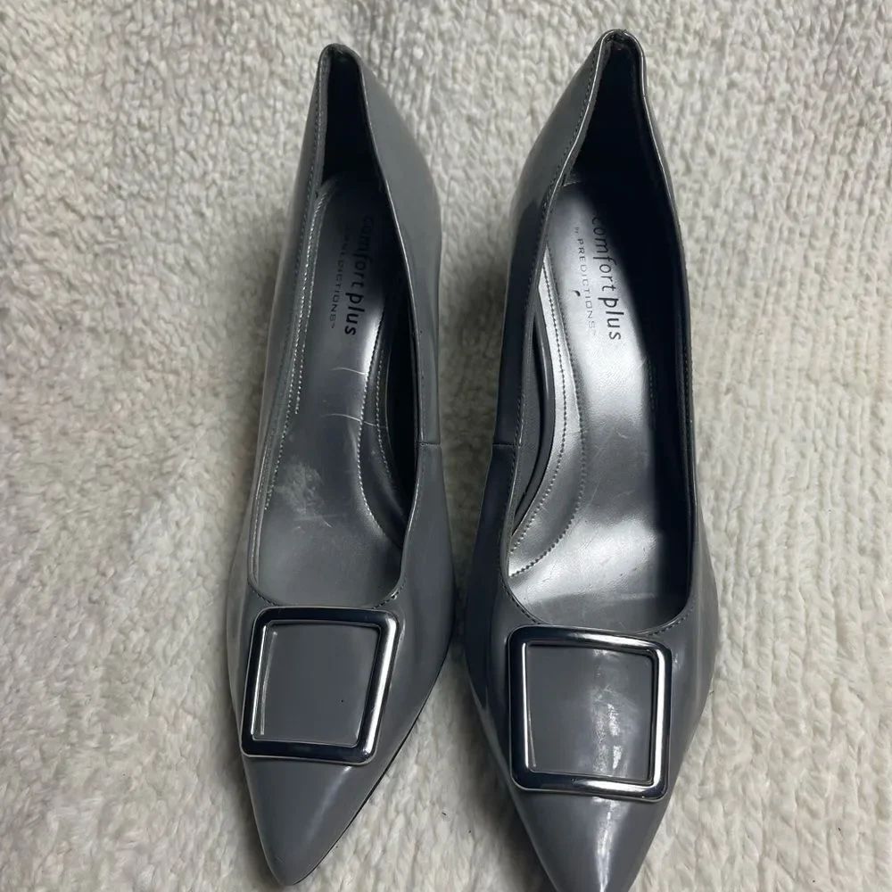 Comfort Plus by Predictions Women's Silver Heels